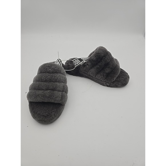 UGG Fluff Yeah Slide Women's US 4 Slipper Extreme Comfort‎ 100% Original Brand - Picture 3 of 10